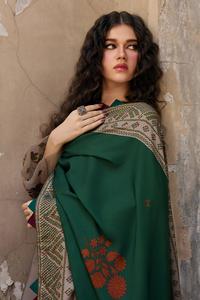 Último diseño de salwar kameez para mujer, ropa de invierno para damas, vestido de lino de muy alta calidad con estampado de lino. - Product Image 6