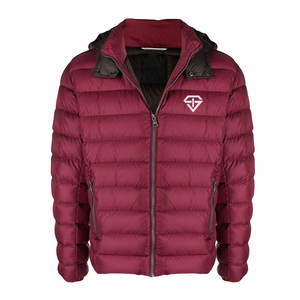 2024 Latest Quality Men's Water-Resistant Quilted Puffer <b>Jacket</b> Winter Warm Thin Down <b>Jacket</b> with Stand Collar <b>Packable</b> - Product Image 1