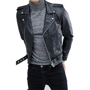 Veste en cuir véritable de haute qualité, broderie personnalisée, pour homme et femme, séchage rapide, respirante, tendance. - Product Image 1