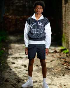 Logo personnalisé été survêtement Sport Jogger 2 pièces ensembles short et chemise 100% polyester coupe-vent et ensemble short - Product Image 1