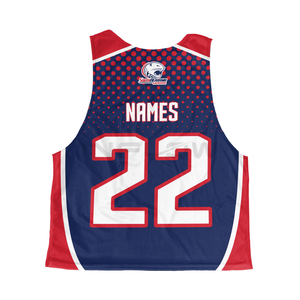 Personalizado Lacrosse Uniforme Equipo Ropa Deportiva Lacrosse Jersey n Pantalones Cortos Sublimado Impreso Reversible Jerseys Uniforme de fútbol americano - Product Image 6