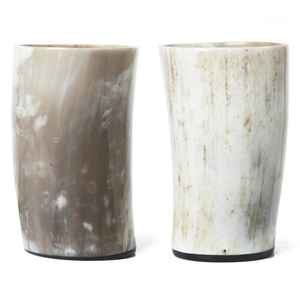 Verre en corne de Viking avec logo personnalisé artisanat naturel en gros disponible pour les commandes personnalisées - Product Image 1