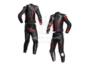 ชุดมอเตอร์ไซด์สำหรับผู้ชายเสื้อแจ็กเก็ตและชุดสูทมอเตอร์ไซด์หนังแท้สำหรับแข่งสไตล์ล่าสุดผลิตจากโรงงาน - Product Image 2