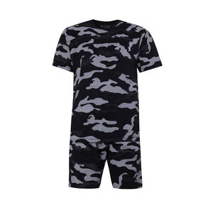 Conjuntos Cortos de Verano Personalizables y Transpirables 100% Algodón para Hombre, Corte Regular, Dos Piezas, Ropa Urbana Informal, Top OEM para Adultos de Primera Calidad - Product Image 5