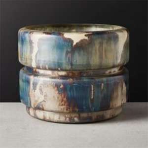 Elegant <b>clear</b> <b>resin</b> bowl featuring natural dried flowers for aesthetic home interior and decorative tabletop accent - Product Image 3