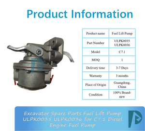 Pièces détachées pour excavatrice, pompe à injection de carburant pour moteur diesel ULPK0035/ULPK0036 pour modèle C7.1 avec garantie de 3 mois - Product Image 3