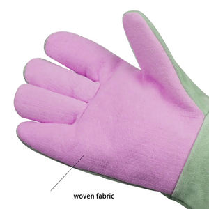 Vêtements de travail avec logo personnalisé de meilleur style, gants de conduite en cuir grain, gants de soudage et de travail résistants à la chaleur - Product Image 2