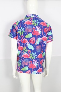 Dernière conception de votre propre logo Chemises de plage à manches courtes pour hommes Vêtements de mode Dernière conception Chemises de plage pour hommes pour adultes - Product Image 3