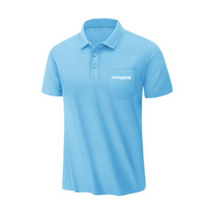 Haute qualité respirant homme été à manches courtes demi manches brodé hommes T-shirt T-shirt pour hommes Polo - Product Image 1