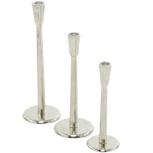 Handmade Silver Aluminum and Brass <b>Tapered</b> <b>Candle</b> <b>Holder</b> Home Decorative <b>Candle</b> Stand for Weddings and Dining Tables - Product Image 2