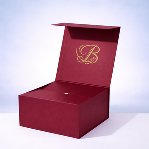 <span class=keywords><strong>Caja</strong></span> Magnética de Cartón para Pelucas con Logo Estampado en Caliente, Embalaje Personalizado para Extensiones de Cabello - Product Image 5