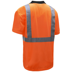 Camisetas de Seguridad Reflectantes para Hombre, Ropa de Trabajo de Alta Visibilidad, Camisetas Transpirables con Cinta Reflectante Gris/Naranja - Product Image 6