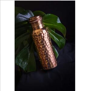 Unique Design Stylish Handmade Copper Water <b>Bottle</b> High Quality Copper Water <b>Bottle</b> for Home and <b>Traveling</b> use - Product Image 3
