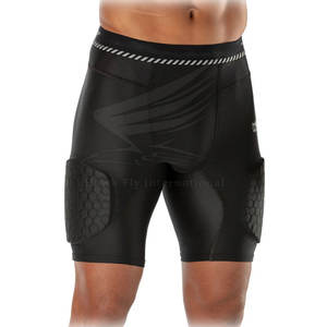 Pantalones Cortos Acolchados de Hockey sobre Hielo para Equipos, MOQ Bajo, Transpirables, 100% Poliéster, para Adultos - Product Image 2