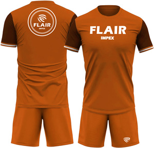Maillots de football personnalisés de qualité supérieure, respirants et confortables, ensembles uniformes pour joueurs masculins, service de découpe automatisée OEM, manches courtes - Product Image 3