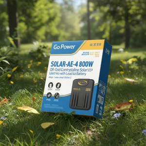 Kit solaire tout électrique hors réseau Go Power SOLAR-AE-4 800W avec batterie au plomb-acide - Product Image 3