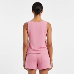 Pantalones cortos de cintura alta para mujer, pantalones cortos de algodón informales de verano cómodos y suaves a la moda para gimnasio al aire libre y ropa de calle - Product Image 2