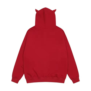Sudaderas con capucha con cremallera personalizadas para hombre, logotipo personalizado de cara completa, sudaderas con capucha de lana de algodón 100%, sudaderas con capucha informales de gran tamaño para hombre, ropa de calle - Product Image 3