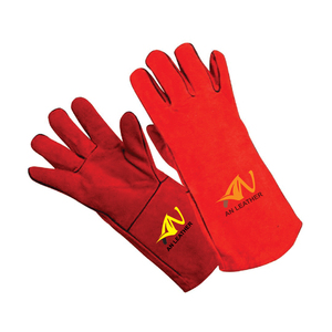 Gants résistants à l'usure Gants de soudage Gants de protection du travail en peau de vache 33-35cm - Product Image 1