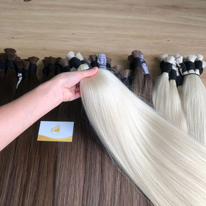 ผมต่อชาวเวียดนามแท้100% 30นิ้วยืดได้ผมคนแบบตรงยาวสองเท่า - Product Image 1