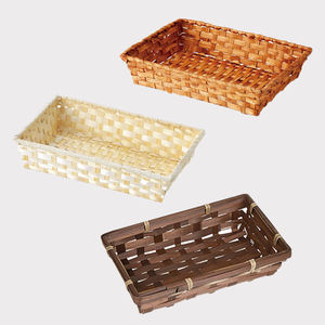 Vente en gros Panier de rangement en bambou écologique Plateau jetable tissé à la main pour la cuisine Cadeau de mariage de Noël du Vietnam - Product Image 6