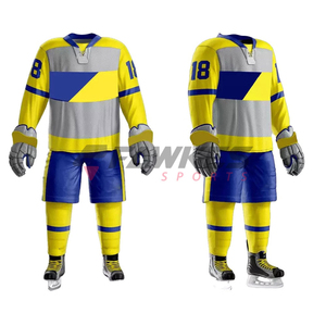2024 diseño superior uniforme de hockey sobre hielo camisetas de fútbol para hombres conjuntos de ropa para niños y niñas uniforme de hockey sobre hielo sin mangas - Product Image 1