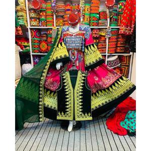 Servicio OEM mujeres de moda de alta calidad afgano Vintage Tribal KUCHI vestidos hechos a mano en precio al por mayor y bajo MOQ - Product Image 3