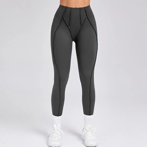 Nuevas mallas de alta calidad al por mayor para mujeres con estilo Scrunch Butt Yoga Legging personalizado Spandex Nylon Scrunch Butt Leggings - Product Image 3