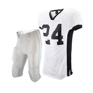 Meilleur kit de sport sur mesure Uniforme de football américain doux et respirant pour garçon unisexe à manches courtes grande taille logo personnalisé couleur - Product Image 4