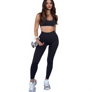 Women Casual Workout Fitness <b>Leggings</b> Side Phone <b>Pocket</b> High Waist Yoga Pants Anti-Bacterial Breathable Custom Sportswear - Product Image 1