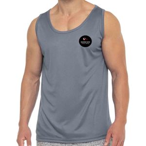 Custom Brand Sleeveless Tank Tops Personalized Cotton Polyester Dry Cool Fitness Singlet <b>Ribbed</b> Plain Gym Summer Sportswear <b>Men</b> - Product Image 3