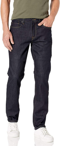 2025 hommes étiquette personnalisée broderie cuir Patch moderne hommes plaine teint jean pierre lavé Denim porter jean - Product Image 5