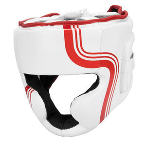 Niños Adultos Karate Head Guard Face Shield MMA Artes marciales Boxeo Taekwondo Sparring Casco de entrenamiento de protección suave - Product Image 3
