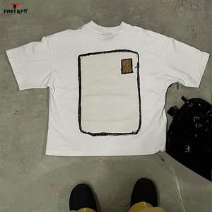 Logotipo personalizado de manga corta serigrafía informal de verano ligero de verano logotipo personalizado impreso camisetas de hombre - Product Image 4