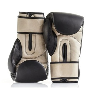 Gants de boxe professionnels avec logo personnalisé pour l'entraînement, évacuation de l'humidité, légers et respirants, boxe en cuir à lacets avec doigts complets - Product Image 2