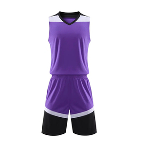 Best Selling Durable Quick Dry Basketball Jersey Sets BSCI Certified Polyester Sportswear Uniforms Plus Size Options Printed - Product Image 1