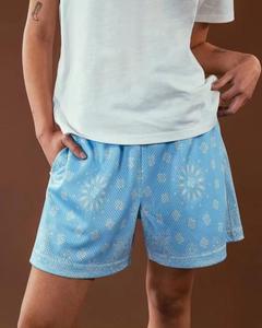 Vente en gros de shorts en maille Pasiley de haute qualité Short de basketball imprimé LOG personnalisé pour hommes entrejambe respirant de 5 pouces - Product Image 2