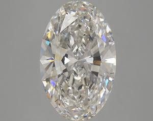 เพชรทรงรี 4.30 กะรัต สี F ความสะอาดระดับ SI2 เพชรเพาะเลี้ยงในห้องปฏิบัติการ สำหรับทำเครื่องประดับ เพชร CVD - Product Image 1