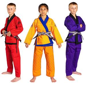 Personalizado BJJ traje brasileño Jiu Jitsu Kimono ligero perla tejido tela OEM bordado artes marciales uniforme - Product Image 4