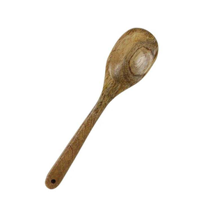 Ustensiles de cuillère en bois de qualité supérieure avec vernis à miroir à long manche Utilisation de voyage écologique par Crescent Crafts - Product Image 5