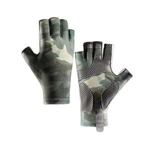 Gants de pêche demi-doigts pour hommes et femmes de haute qualité, antidérapants avec protection UV, sangle réglable, tailles personnalisées disponibles - Product Image 6