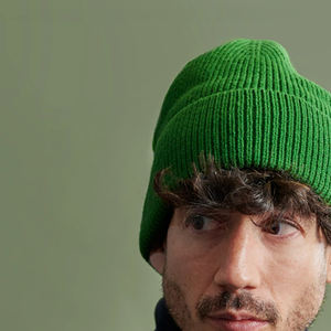 Bonnet d'extérieur uni en Offre Spéciale pour hommes femmes bonnets de conception de camouflage vert casquettes de crâne bonnet d'hiver à revers avec logo personnalisé - Product Image 6