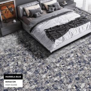 Baldosas de cerámica de hoja perenne de estilo moderno, porcelana esmaltada para baño y hogar, superficie especial para uso hospitalario - Product Image 1