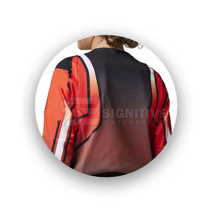 Maillot de motocross conçu pour les sentiers accidentés avec des coutures solides et une coupe athlétique fluide Maillot de motocross - Product Image 6