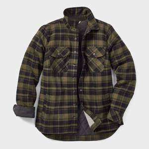 Chaqueta de camisa larga de franela a cuadros para mujer: abotonada, cálida y perfecta para capas en clima frío y actividades al aire libre - Product Image 1