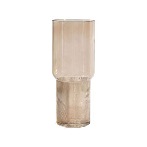 Indian Exporter of Ridged Floral Glass Vase Crafted with Thick Glass Vase Available at Affordable Price - Product Image 5