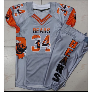 Uniformes de football américain pour jeunes de sublimation conçus sur mesure de la plus haute qualité - Product Image 4