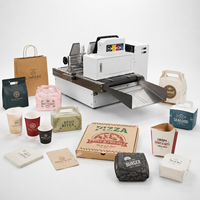 Impresora Digital de Cartón de Una Sola Pasada para Cajas de Pizza, Cajas de Envío, Bolsas de Café, Papel Kraft Ecológico, Máquina de Cartón Bajo Demanda
