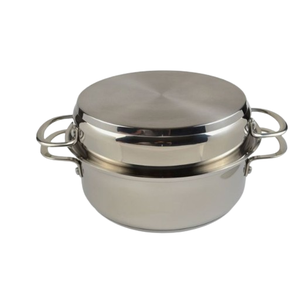 Acero inoxidable elegante y duradero la cazuela redonda de metal Perfecta para servir para cada ocasión - Product Image 2