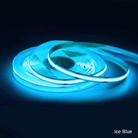 Décorations de noël COB Led Strip Light 320LED Dotless FOB Led Strip Flexible 12V 24V Led Cob Strip Luz Cinta Tira Ruban Ruban